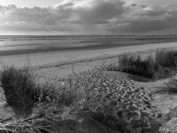 Die Insel Spiekeroog Der Deutschen Nordsee — Stockfoto