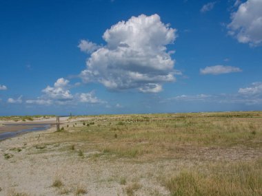 Alman kuzey denizindeki Spiekeroog adası.