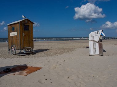 Alman kuzey denizindeki Spiekeroog adası.