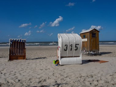 Alman kuzey denizindeki Spiekeroog adası.