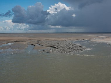 Alman kuzey denizindeki Spiekeroog adası.