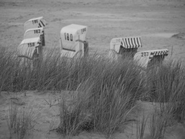 Alman kuzey denizindeki Spiekeroog adası.
