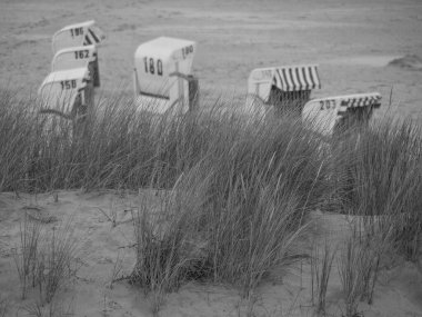 Alman kuzey denizindeki Spiekeroog adası.