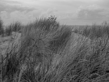 Alman kuzey denizindeki Spiekeroog adası.