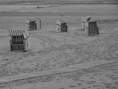 Alman kuzey denizindeki Spiekeroog adası.