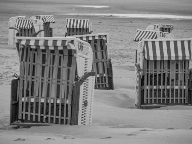 Alman kuzey denizindeki Spiekeroog adası.