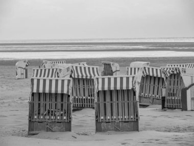 Alman kuzey denizindeki Spiekeroog adası.