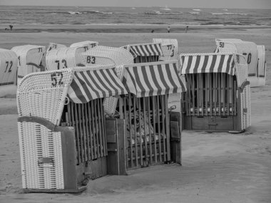 Alman kuzey denizindeki Spiekeroog adası.