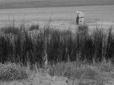 Alman kuzey denizindeki Spiekeroog adası.