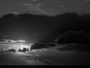 Alman kuzey denizindeki Spiekeroog adası.