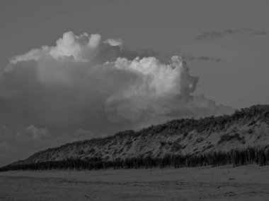 Alman kuzey denizindeki Spiekeroog adası.