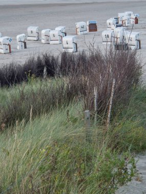 Alman kuzey denizindeki Spiekeroog adası.