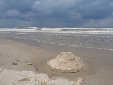 Alman kuzey denizindeki Spiekeroog adası.