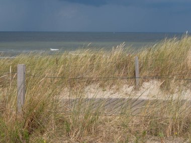 Alman kuzey denizindeki Spiekeroog adası.