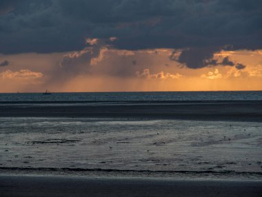 Alman kuzey denizindeki Spiekeroog adası.