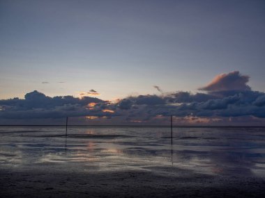 Alman kuzey denizindeki Spiekeroog adası.
