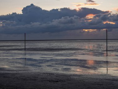Alman kuzey denizindeki Spiekeroog adası.