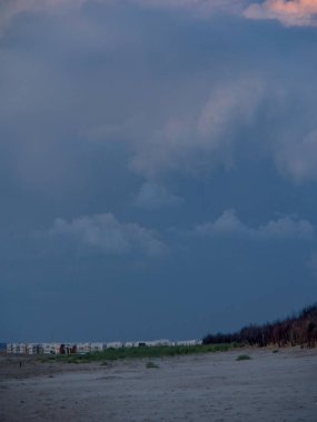 Alman kuzey denizindeki Spiekeroog adası.