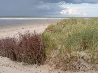 Alman kuzey denizindeki Spiekeroog adası.