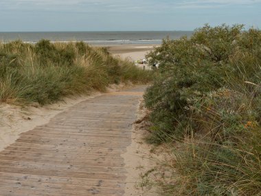Alman kuzey denizindeki Spiekeroog adası.