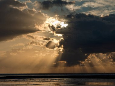 Alman kuzey denizindeki Spiekeroog adası.