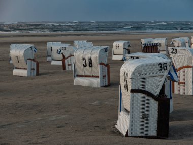 Alman kuzey denizindeki Spiekeroog adası.