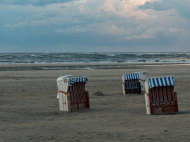 Alman kuzey denizindeki Spiekeroog adası.