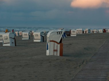 Alman kuzey denizindeki Spiekeroog adası.