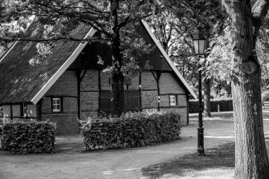 Alman Muensterland 'indeki Weseke köyü.