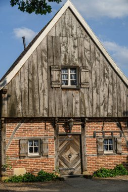 Alman Muensterland 'indeki Weseke köyü.