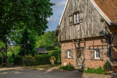 Alman Muensterland 'indeki Weseke köyü.