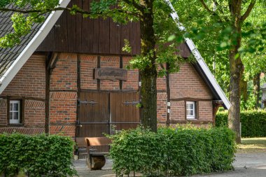 Alman Muensterland 'indeki Weseke köyü.