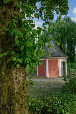 Alman Muensterland 'indeki Weseke köyü.