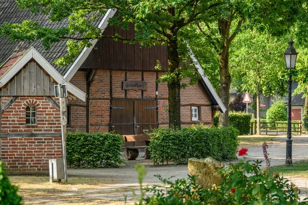 Villaggio Weseke Nella Muensterland Tedesca — Foto Stock