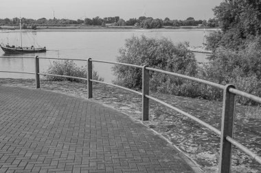 Ren Nehri kıyısındaki Rees şehri.