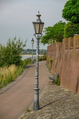 Ren Nehri kıyısındaki Rees şehri.