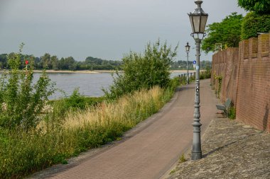 Ren Nehri kıyısındaki Rees şehri.