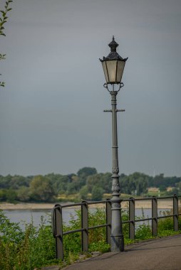 Ren Nehri kıyısındaki Rees şehri.