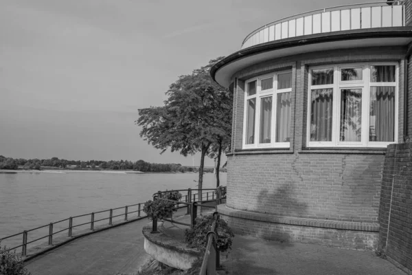 Miasto Rees Nad Rzeką Rhine — Zdjęcie stockowe