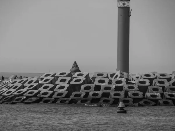 Бельгийское Северное Побережье Моря — стоковое фото