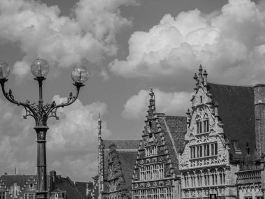 Belçika 'nın eski kenti Gent.