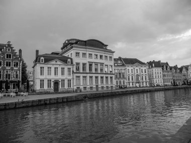 Belçika 'nın eski kenti Gent.