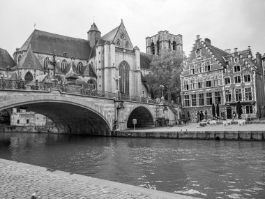 Belçika 'nın eski kenti Gent.