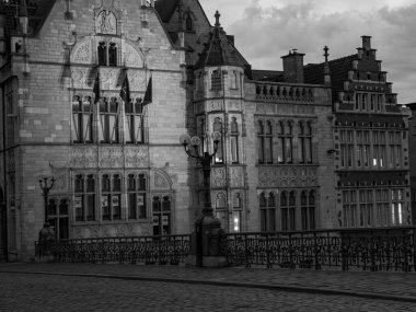 Belçika 'nın eski kenti Gent.