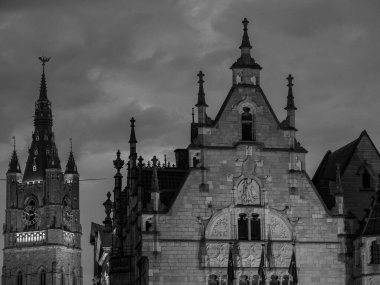 Belçika 'nın eski kenti Gent.