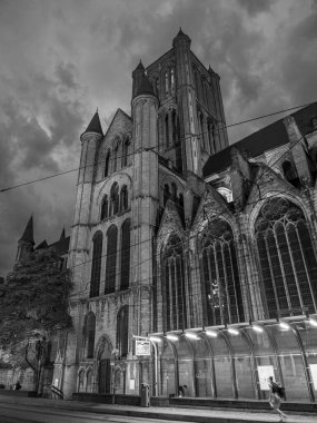 Belçika 'nın eski kenti Gent.