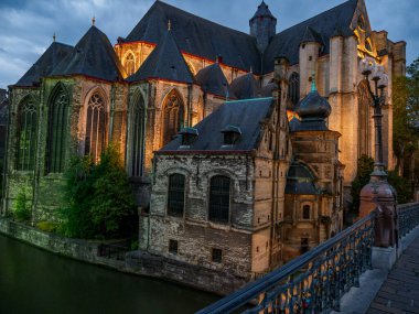 Belçika 'nın eski kenti Gent.