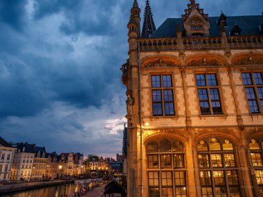 Belçika 'nın eski kenti Gent.