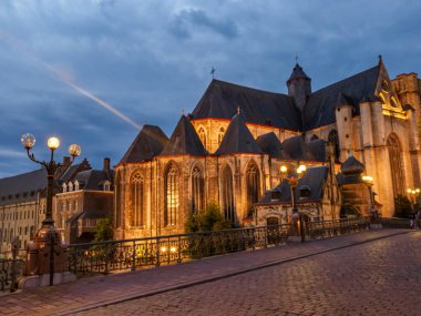 Belçika 'nın eski kenti Gent.