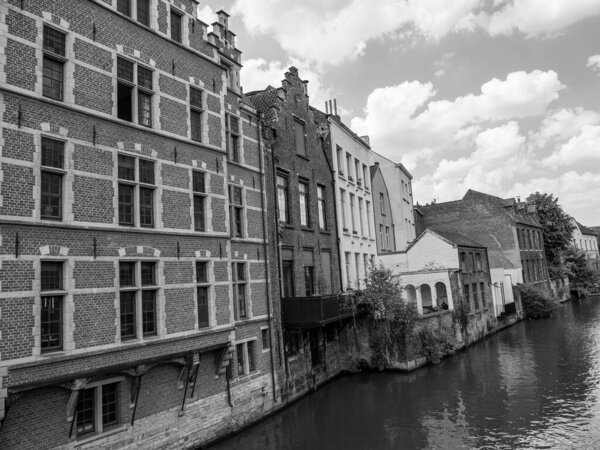 The old city of Gent in Belgium